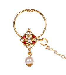 Red gold plated Yellow Gold Alloy   Nosering