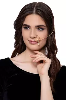 Red gold plated Yellow Gold Alloy   Nosering