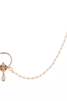 Red gold plated Yellow Gold Alloy   Nosering