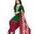Green printed crepe salwar