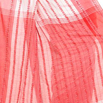   multicolor hand woven pure cotton saree with blouse 5