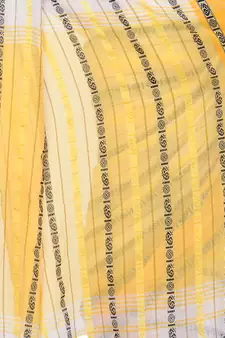   multicolor hand woven pure cotton saree with blouse