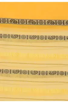   multicolor hand woven pure cotton saree with blouse