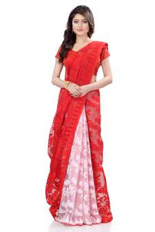   multicolor hand woven cotton saree 
