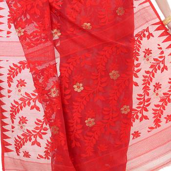   multicolor hand woven cotton saree  4