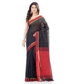   multicolor hand woven cotton saree with blouse