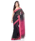   multicolor hand woven cotton saree with blouse