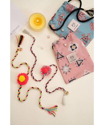 Assorted Embroidered Rakhis for Men/Boys (Set of 2) 1