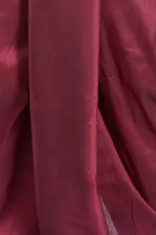 Men's Traditional Marron Coloured Plain Art Silk Dhoti