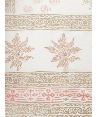 Pure Cotton Cambric Block Printing Stitched Suit with GottaPatti Embroidery & Shehrara 6