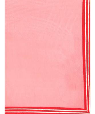 Black Gotta Patti Applique Embellished Kurta with Red Sharara and Chiffon Dupatta 5