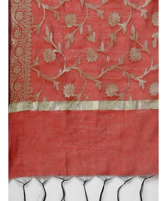 Maroon Banarasi Kurta Set with Zari meenakari Mughal Inspired weaving and Handloom dupatta 5
