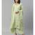 green Made to Measure a Chicken Resham Embroidery Suit With Pallozzos & Scalloped Lace Dupatta