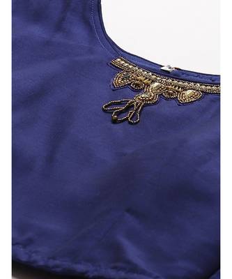 multicolor Made to Measure Embroidered Crop Top Dhoti Set with Abstract Print Jacket 3