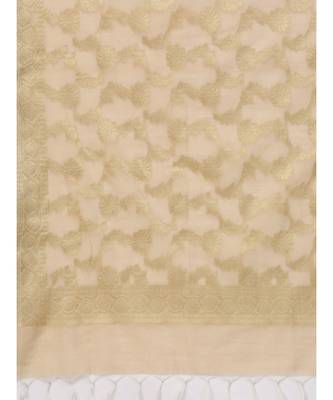 multicolor Beige Made-to-Measure Kurta Set with Banarasi Handloom dupatta and Pants 4