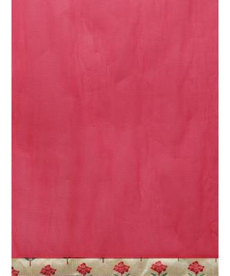 Pink Printed silk blend readymade-lehenga-cholis 5