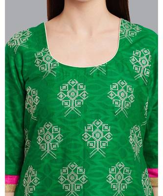Green cotton cotton salwar 4