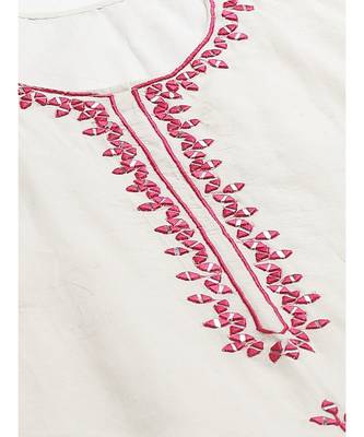Cream cotton cotton salwar 3