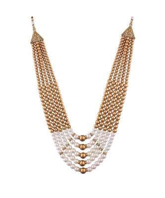 Brown beaded_jewellery Yellow Gold Alloy   Necklace 2