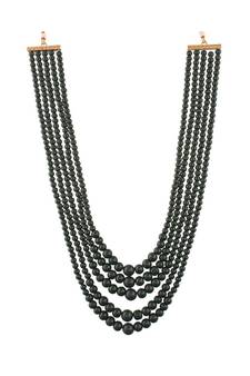 Green beaded_jewellery Yellow Gold Alloy   Necklace