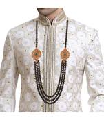 Green beaded_jewellery Yellow Gold Alloy   Necklace