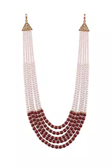 Multicolor beaded_jewellery Yellow Gold Alloy   Necklace