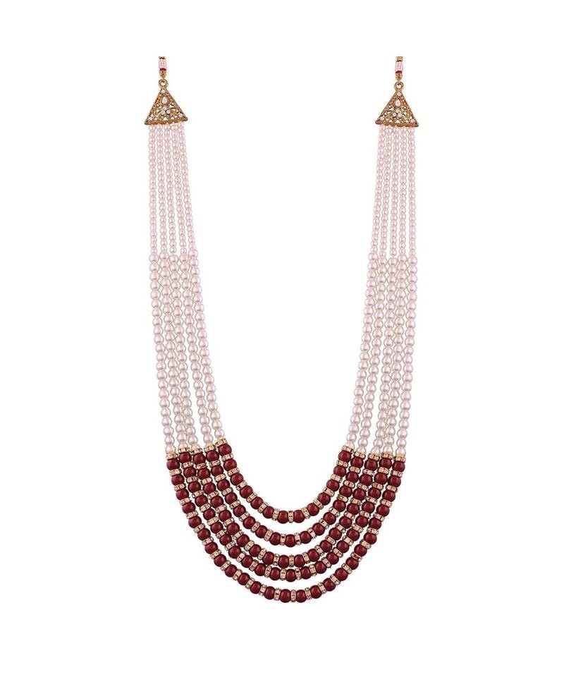 Multicolor beaded_jewellery Yellow Gold Alloy   Necklace