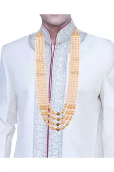 Gold beaded_jewellery Yellow Gold Alloy   Necklace