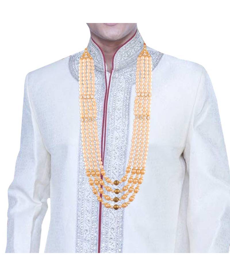 Gold beaded_jewellery Yellow Gold Alloy   Necklace