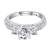 White american_diamonds Rhodium Alloy   Finger Ring