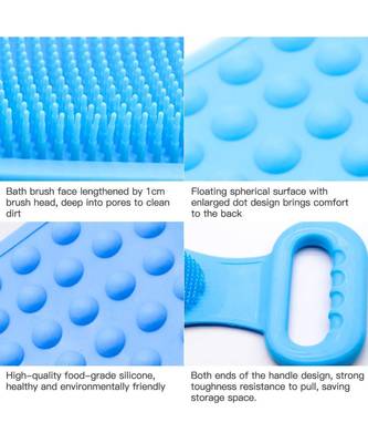Favon Silicon Double Sided Bath And Body Scruber 2