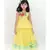 hand embroidered zari work yellow peplum lehenga