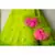 fuchsia pink and green hand embroidered zari work lehenga