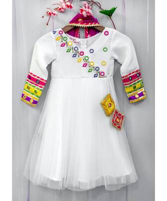 white mirror work anarkali 1