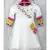 white mirror work anarkali