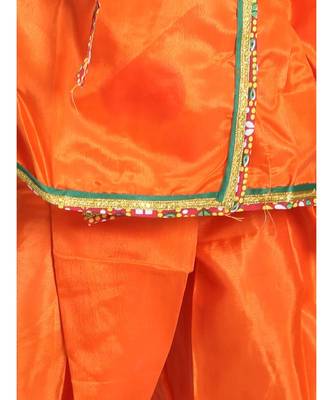 orange Little Kanhaiya Suit Dress Set 3
