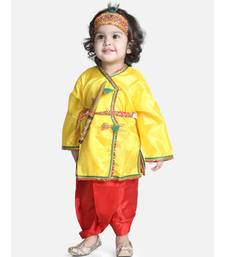 red Little Kanhaiya Suit Dress Set