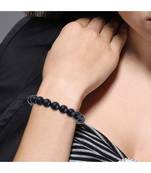 PearlzGallery Black Onyx 8 Inches Bracelet for Girls & Women