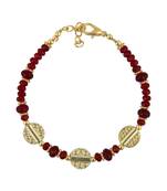 Red Jade 7 inch Bracelet for Women