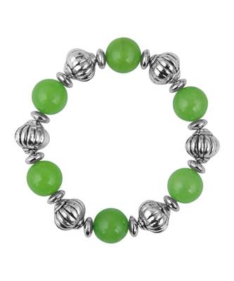 Green Quartz Beads 8 inch Stretchable Bracelet for Women 1