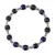 Lapis Lazuli and Amethyst Brazilian Beads Bracelet