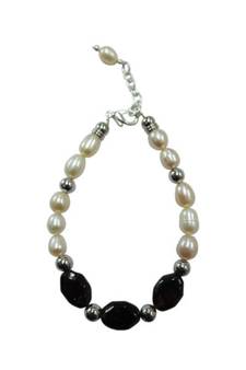 Pearlz Ocean Dewy- Eyed 7.5" Fresh Water Pearl Bracelet
