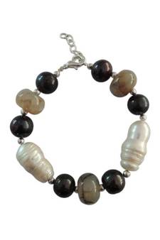 Pearlz Ocean Zoey 7.5" Fresh Water Pearl Bracelet