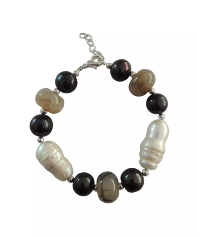 Pearlz Ocean Zoey 7.5" Fresh Water Pearl Bracelet