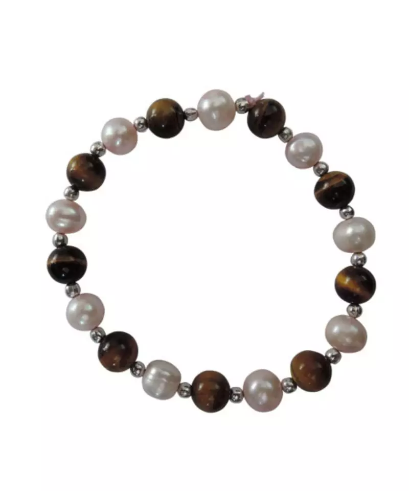 Pearlz Ocean Pink Fresh Water Pearl 7.5" Bracelet