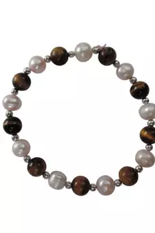Pearlz Ocean Pink Fresh Water Pearl 7.5" Bracelet