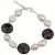 Pearlz Ocean Lea Glam Mosaic Beads & Fresh Water Pearl 7.5 Inches Bracelet