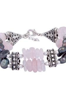 Pearlz Ocean Non-Precious Metal Strand Women Multi-Colour