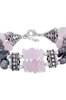 Pearlz Ocean Non-Precious Metal Strand Women Multi-Colour