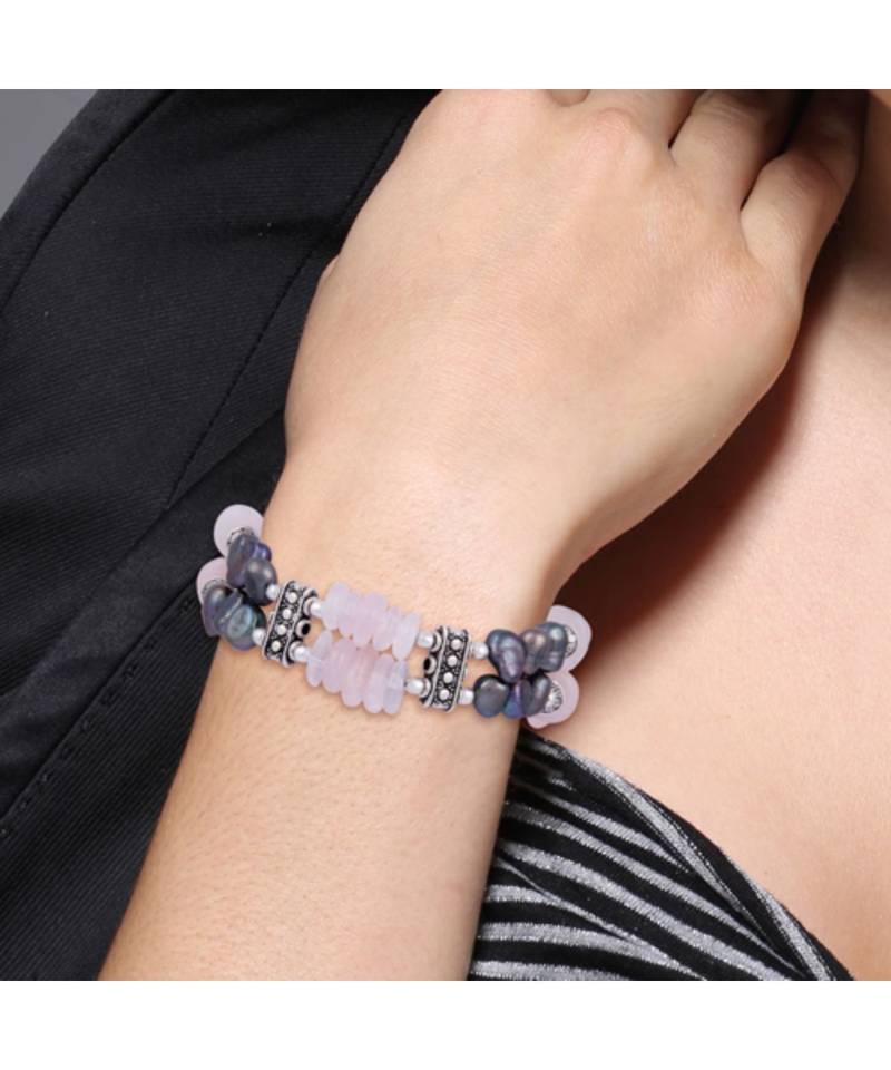 Pearlz Ocean Non-Precious Metal Strand Women Multi-Colour